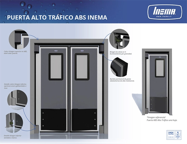Puerta Alto Tráfico ABS